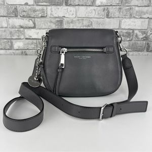 Marc Jacobs Recruit Saddle Crossbody Bag in Shadow Grey 